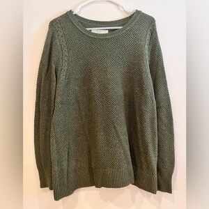 Loft Olive Green sweater, Size XL